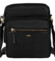 Pánská kožená crossbody taška černá - Peterson Lauris