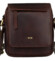 Pánská kožená crossbody taška hnědá - Peterson Maxin