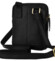 Pánská kožená crossbody taška černá - Peterson Owen