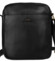 Pánská kožená crossbody taška černá - Peterson Wyatt