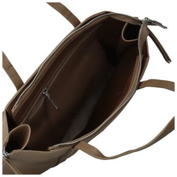 Dámská kabelka na rameno tmavě béžová - Coveri Edith