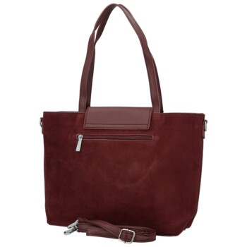 Dámská kabelka na rameno vínová - Coveri Lejla
