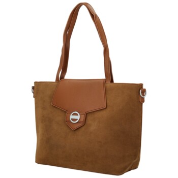 Dámská kabelka na rameno hnědá - Coveri Lejla