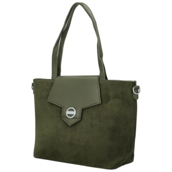 Dámská kabelka na rameno tmavě zelená - Coveri Lejla