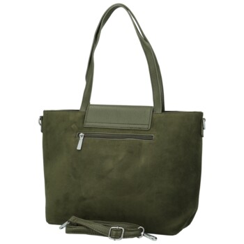 Dámská kabelka na rameno tmavě zelená - Coveri Lejla