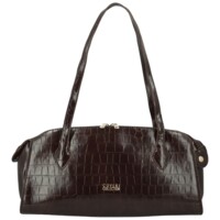 Dámská kabelka na rameno coffee - Coveri Krisia