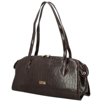 Dámská kabelka na rameno coffee - Coveri Krisia