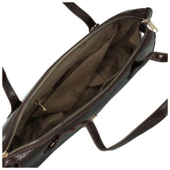 Dámská kabelka na rameno coffee - Coveri Krisia