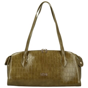 Dámská kabelka na rameno tmavě zelená - Coveri Krisia