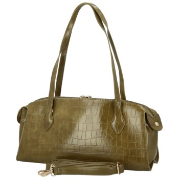 Dámská kabelka na rameno tmavě zelená - Coveri Krisia
