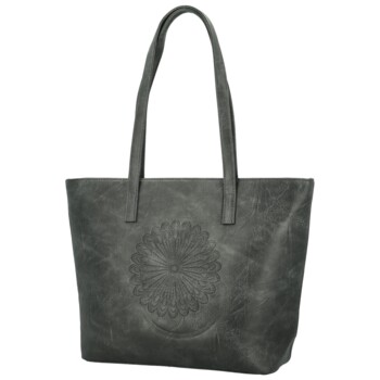 Dámská kabelka na rameno tmavě šedá - Firenze Miguela