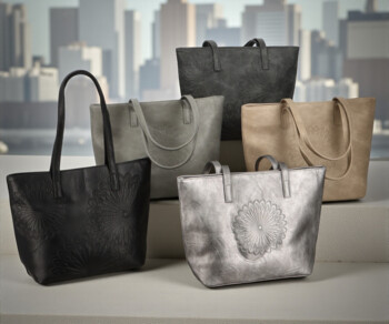 Dámská kabelka na rameno tmavě šedá - Firenze Miguela