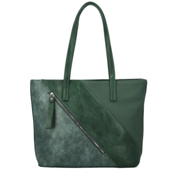 Dámská kabelka na rameno tmavě zelená - Firenze Valdema