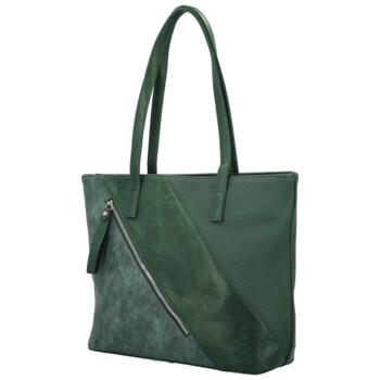 Dámská kabelka na rameno tmavě zelená - Firenze Valdema