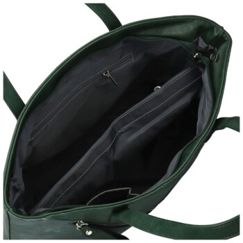 Dámská kabelka na rameno tmavě zelená - Firenze Valdema