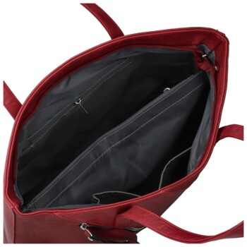 Dámská kabelka na rameno vínová - Firenze Valdema