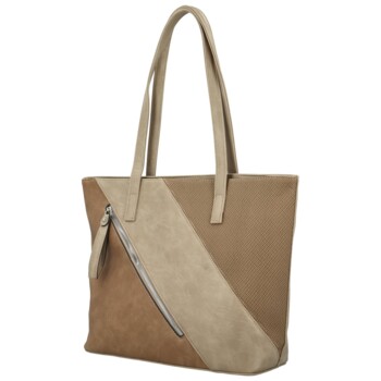 Dámská kabelka na rameno khaki - Firenze Valdema