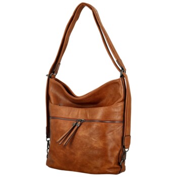 Dámský kabelko/batoh hnědý - Romina & Co Bags Aglaia