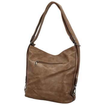 Dámský kabelko/batoh tmavě béžový - Romina & Co Bags Aglaia