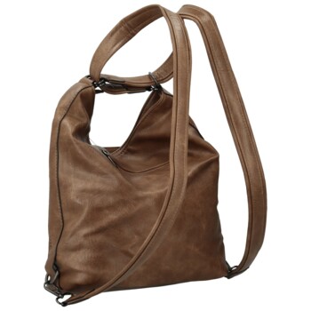 Dámský kabelko/batoh tmavě béžový - Romina & Co Bags Aglaia
