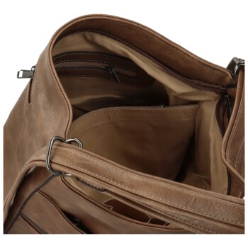 Dámský kabelko/batoh tmavě béžový - Romina & Co Bags Aglaia