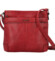 Dámská crossbody kabelka tmavě červená - Romina & Co Bags Tayiba