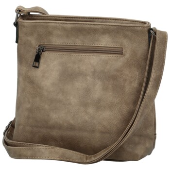 Dámská crossbody kabelka tmavě béžová - Romina & Co Bags Tayiba
