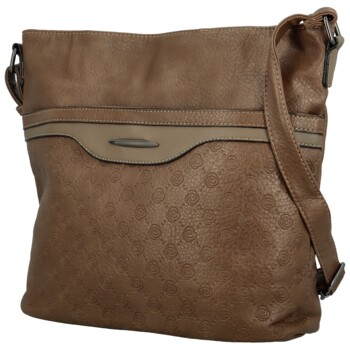 Dámská crossbody kabelka tmavě béžová - Romina & Co Bags Gemma