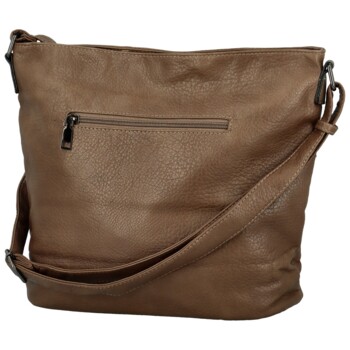 Dámská crossbody kabelka tmavě béžová - Romina & Co Bags Gemma