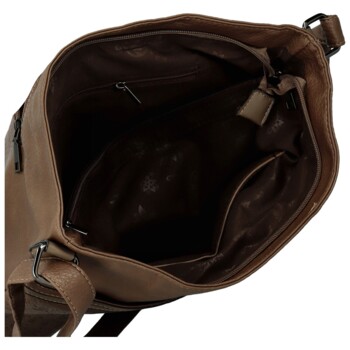 Dámská crossbody kabelka tmavě béžová - Romina & Co Bags Gemma