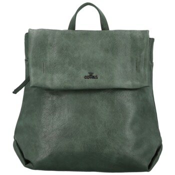 Dámský kabelko/batoh tmavě zelený - Coveri Jacek