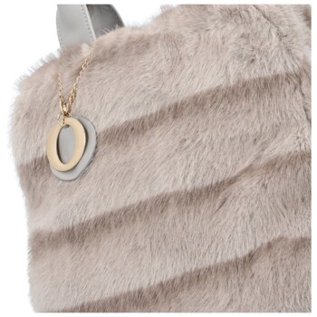 Dámská kabelka do ruky béžovo/šedá - Firenze Zita