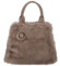Dámská kabelka do ruky hnědo/šedá - Firenze Zita