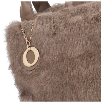 Dámská kabelka do ruky hnědo/šedá - Firenze Zita