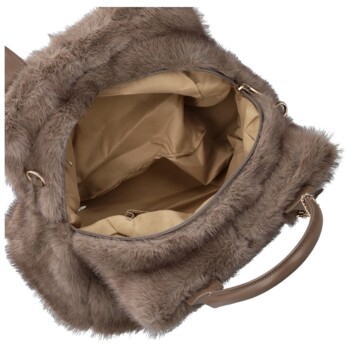 Dámská kabelka do ruky hnědo/šedá - Firenze Zita