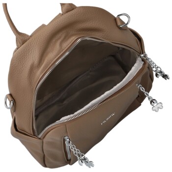 Dámský batoh tmavě béžový - Firenze Santé