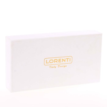 Jedinečná dámská lakovaná kožená peněženka černá - Lorenti 55020SH
