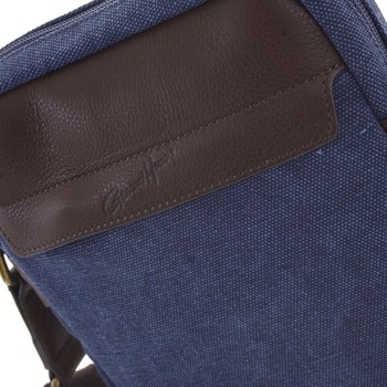 Stylová pánská taška na doklady modrá - Gerard Henon Vidal