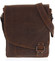 Pánská kožená taška khaki - Greenwood Maroon