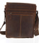 Pánská kožená taška khaki - Greenwood Maroon