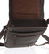 Pánská kožená crossbody taška tmavě hnědá - Greenwood Mercy