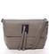 Dámská kožená crossbody kabelka taupe - ItalY Porta