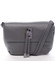 Dámská kožená crossbody kabelka šedá - ItalY Porta