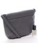 Dámská kožená crossbody kabelka šedá - ItalY Porta