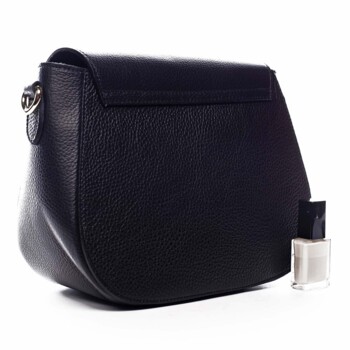 Dámská kožená crossbody kabelka černá - ItalY Pretty